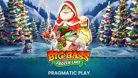 Big Bass Christmas Frozen Lake