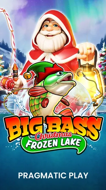 Big Bass Christmas Frozen Lake